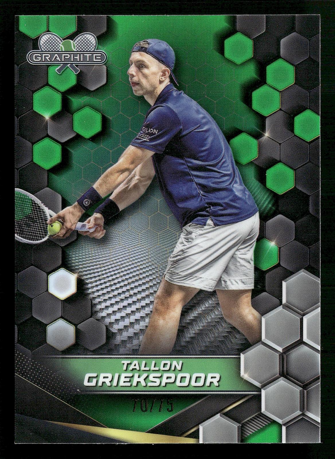 2024 Topps Graphite #110 Tallon Griekspoor Green Refractor #/75