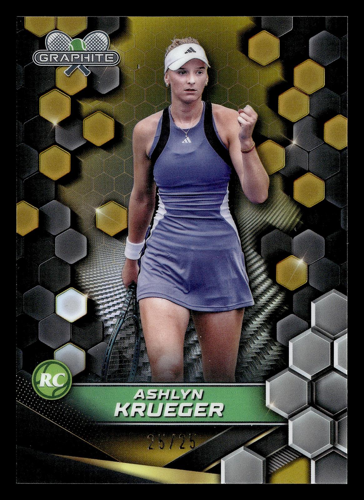 2024 Topps Graphite #195 Ashlyn Krueger Gold Refractor #/25