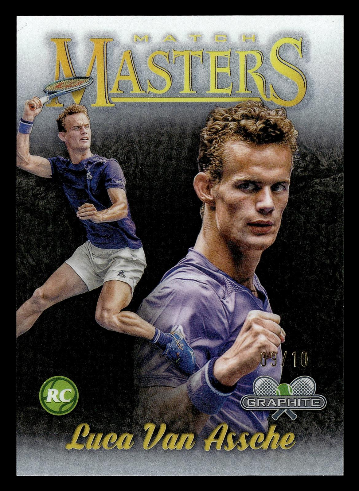 2024 Topps Graphite #MM-LV Luca Van Assche Match Masters White Refractor #/10