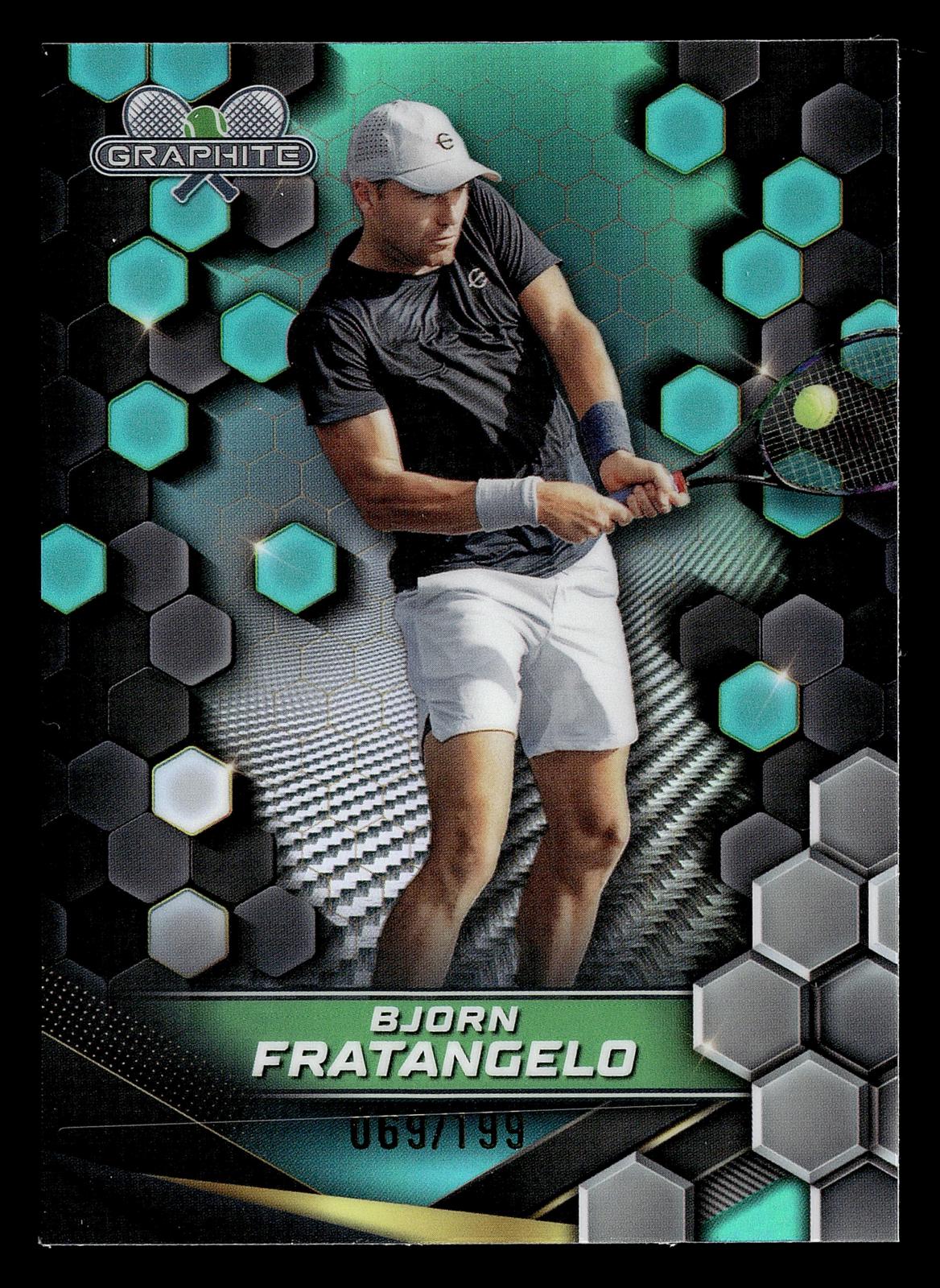 2024 Topps Graphite #146 Bjorn Fratangelo Aqua Refractor #/199