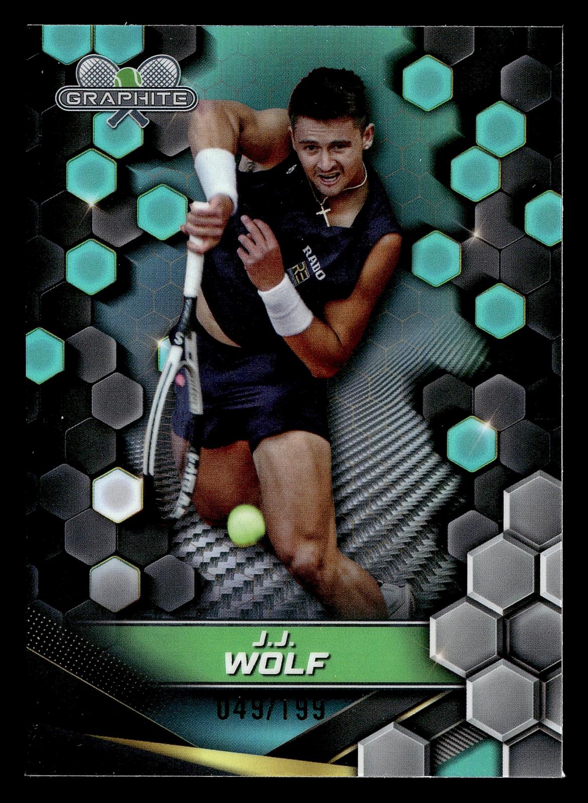 2024 Topps Graphite #36 J.J. Wolf Aqua Refractor #/199