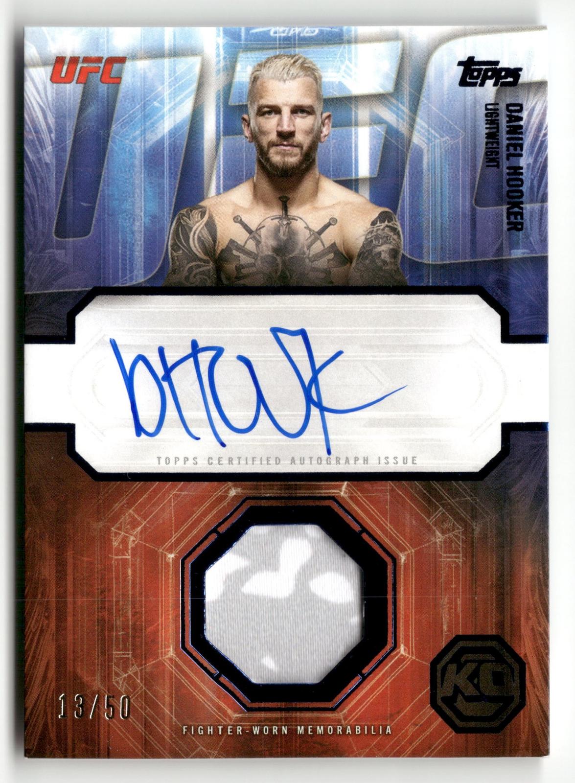 2026 Topps UFC Knockout KAR-DH Dan Hooker Auto Relic /50