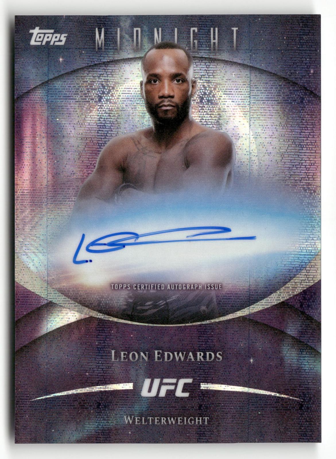 2026 Midnight UFC #BAV-LE Leon Edwards Autograph