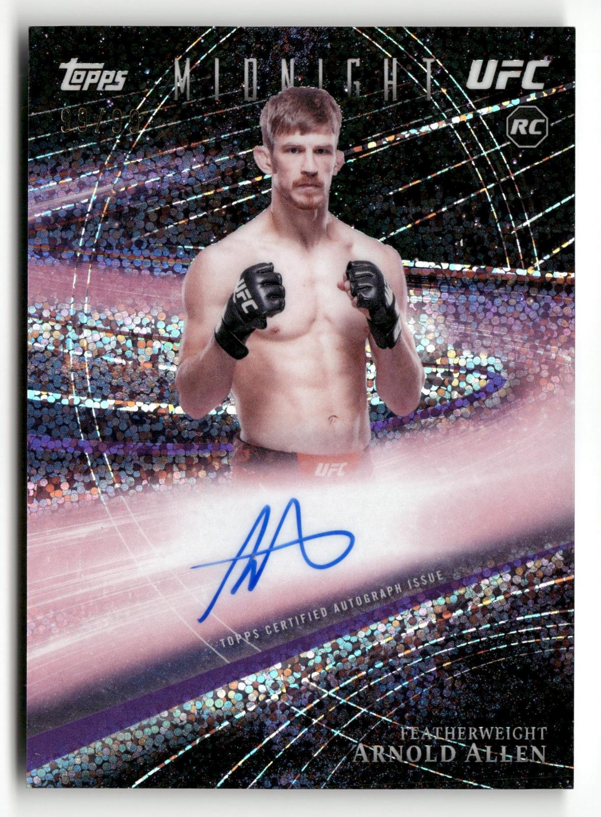 2026 Topps Midnight UFC #HZS-AA Arnold Allen Auto /99