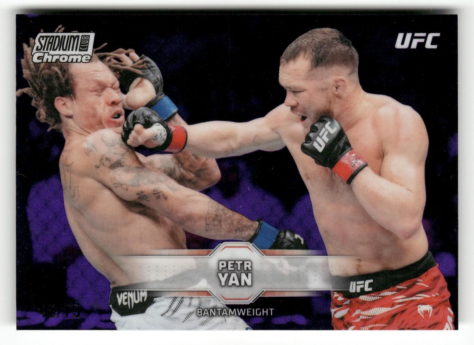 2026 Stadium Club UFC #CB-15 Petr Yan Base Chrome Purple Refractor #/75
