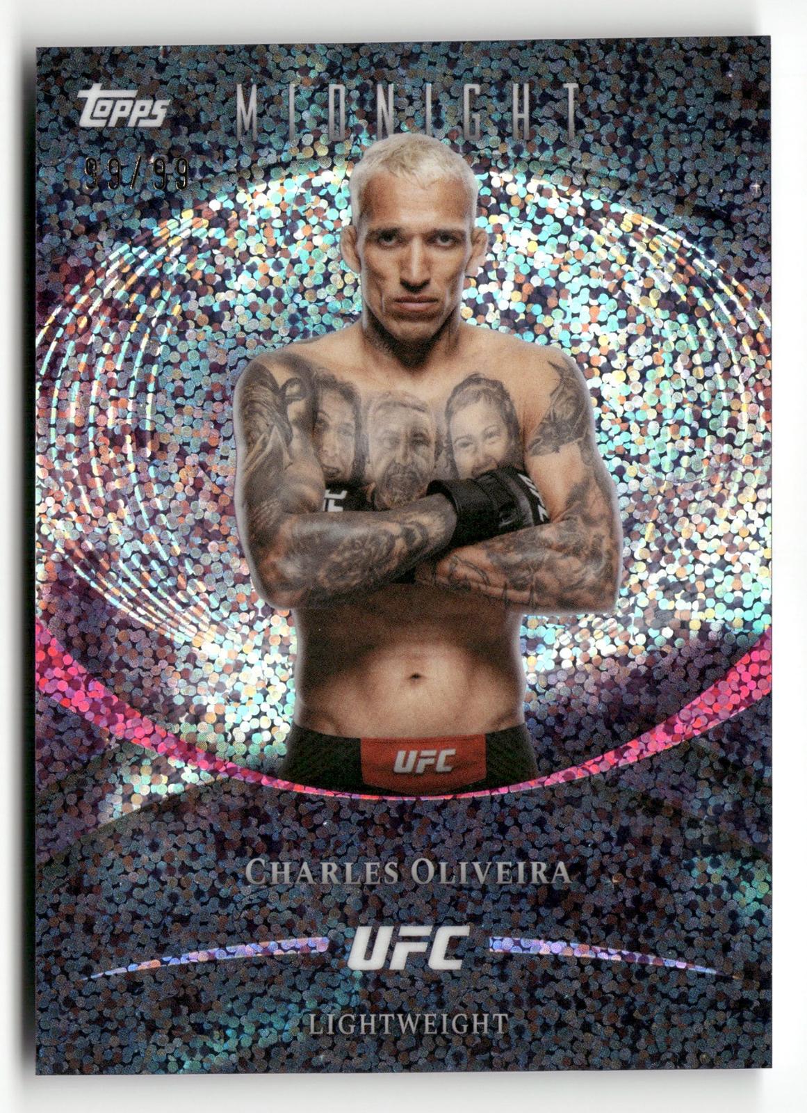 2026 Topps Midnight UFC #43 Charles Oliveira Twilight. #/99
