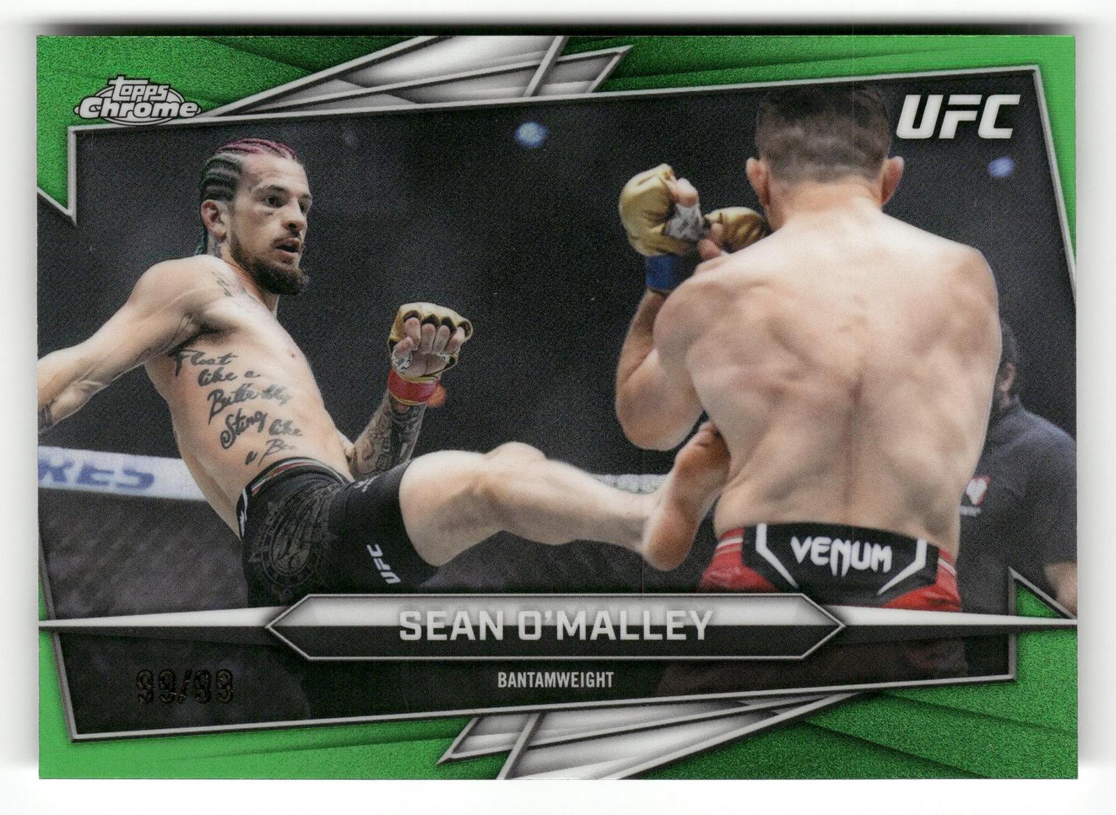 2026 Topps UFC Chrome #200 Sean O'Malley Green #/99