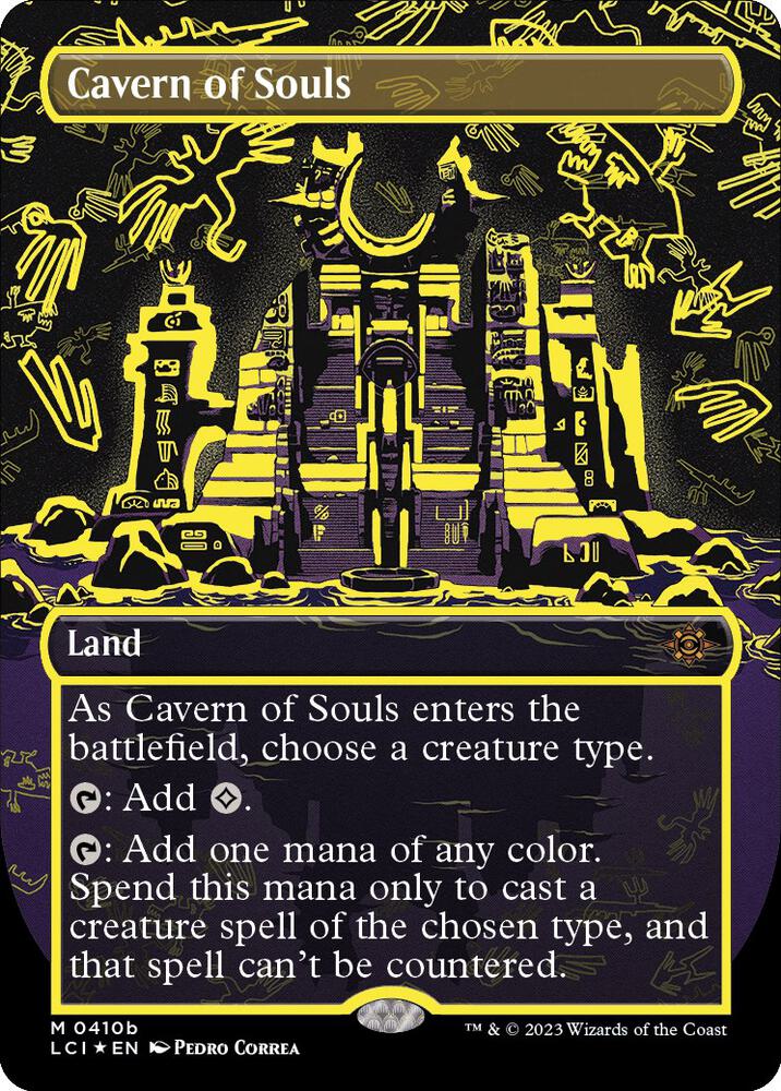 Cavern of Souls Neon Yellow 410b/291 (WPN & Gateway Promos)  - Foil