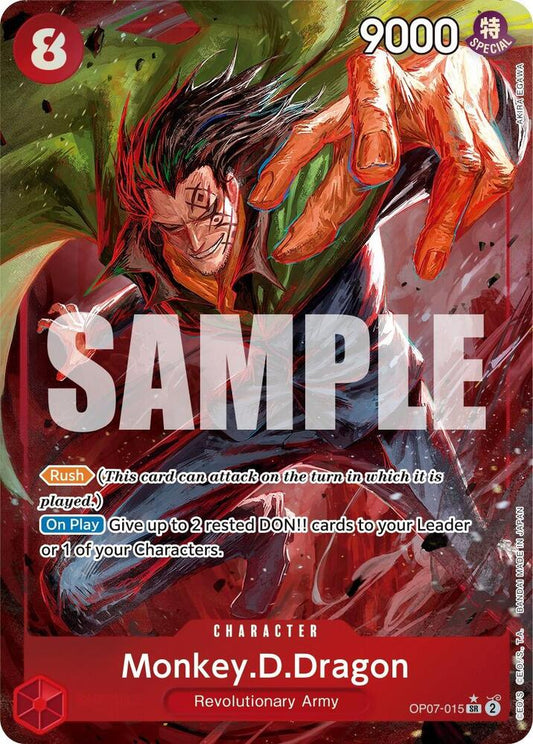 Monkey.D.Dragon OP07-015 (500 Years in the Future)  - Alternate Art Foil