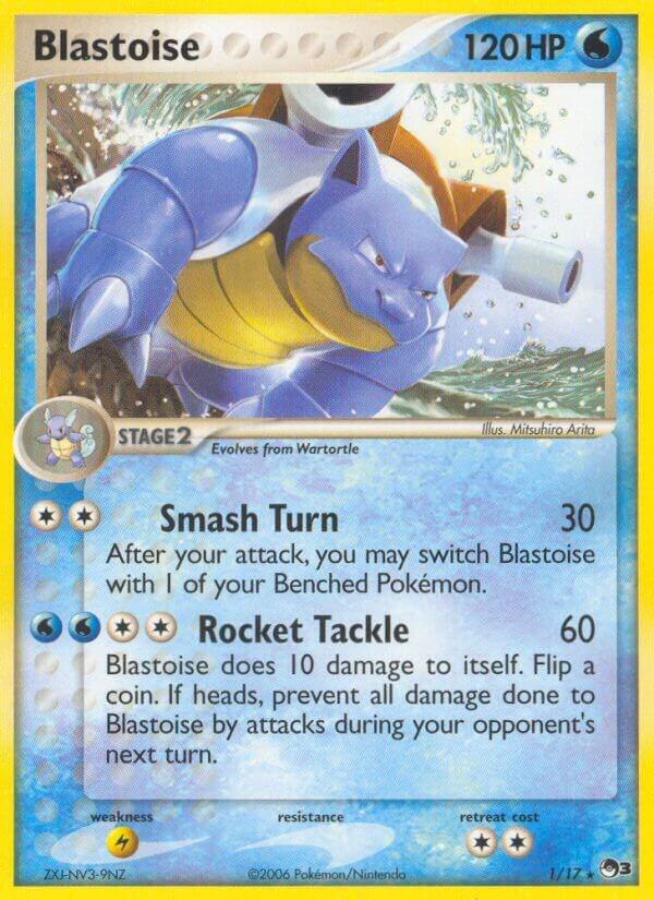 2026 Pokemon POP Series 3 001/017 Blastoise Rare MP
