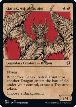 Ganax Astral Hunter Showcase 398 (Commander Legends: Battle for Baldur's Gate) 