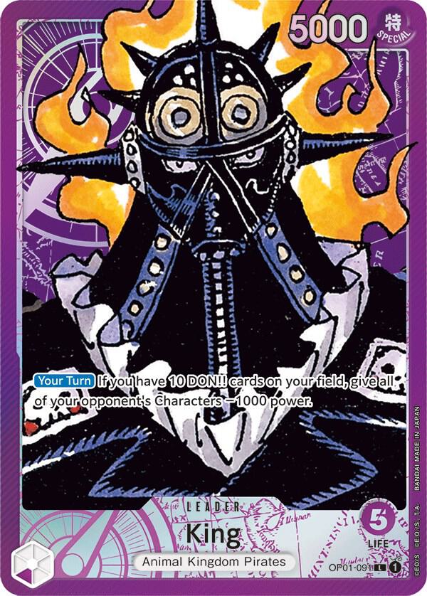 King OP01-091 (Romance Dawn)  - Alternate Art Foil