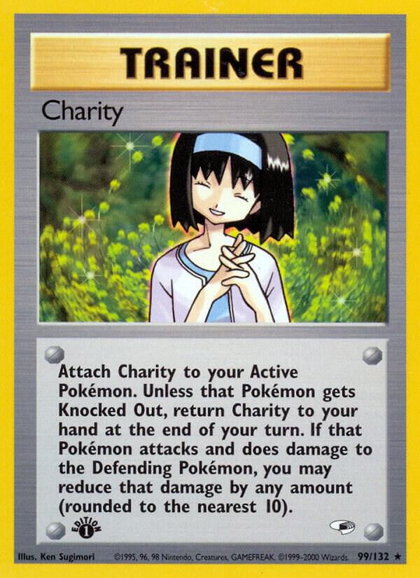 2000 Pokemon Gym Heroes 099/132 Charity Rare