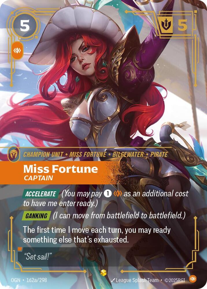 Miss Fortune - Captain 162a/298 (Origins)  - Foil