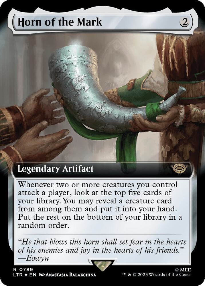 Horn of the Mark 789 (Universes Beyond: The Lord of the Rings: Tales of Middle-earth)  - Extended Art Surge Foil