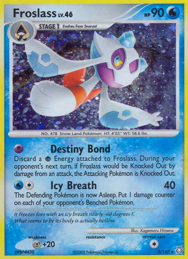 2008 Pokemon Legends Awakened 3/146 Froslass Holo Rare *LP*