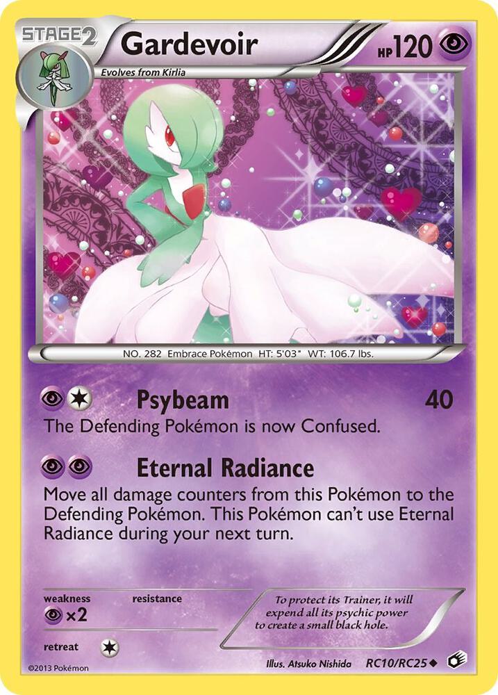 2013 Pokemon Legendary Treasures:Radiant Collection RC10/RC25 Gardevoir UC LP