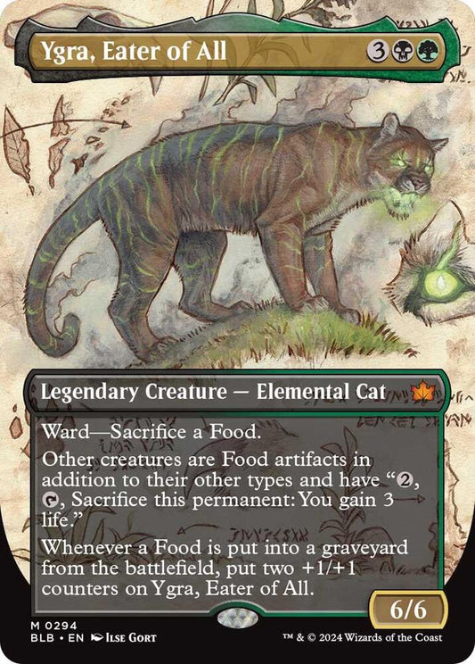 Ygra, Eater of All 294 (Bloomburrow)  - Borderless Foil