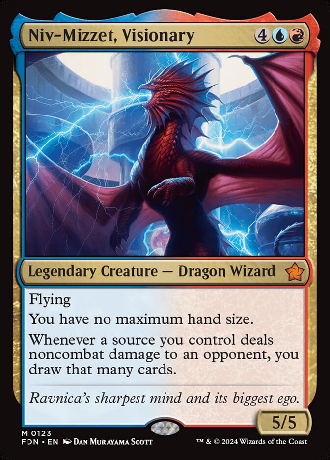 Niv-Mizzet, Visionary 123 (Foundations) 