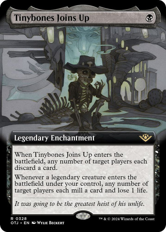 Tinybones Joins Up 328/286 (Outlaws of Thunder Junction)  - Extended Art