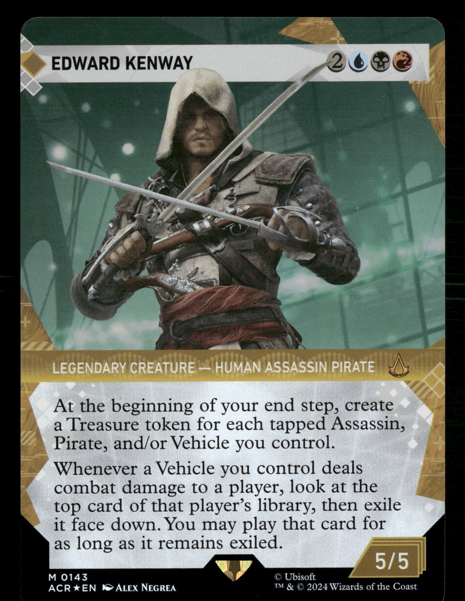 Magic The Gathering Universes Beyond: Assassin's Creed 143 Edward Kenway (Showcase) M NM