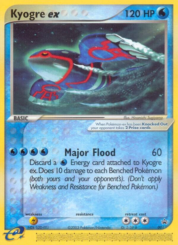 2026 Pokemon Nintendo Promos 001 Kyogre ex Non Holo *HP*