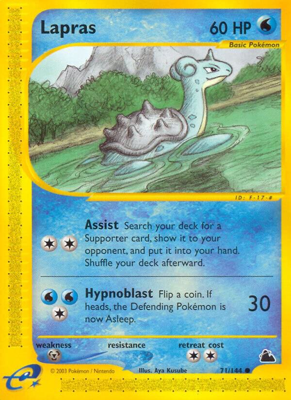 2003 Pokemon Skyridge 071/144 Lapras Common LP