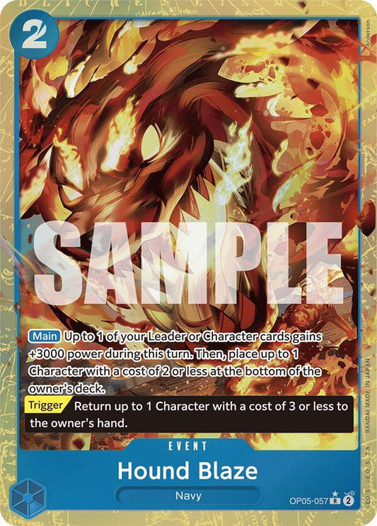 Hound Blaze OP05-057 (Premium Booster -The Best-)  - Alternate Art Foil