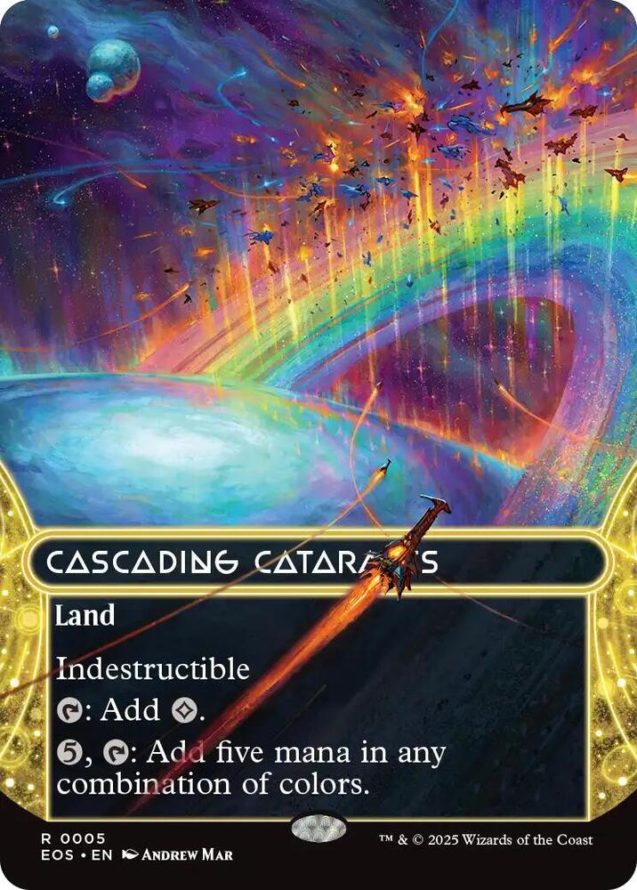Cascading Cataracts  5 (Edge of Eternities: Stellar Sights)  - Borderless