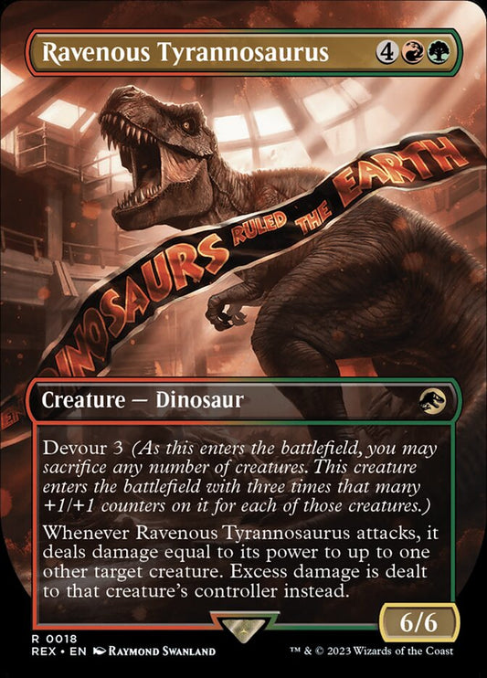 Ravenous Tyrannosaurus 18/26 (Universes Beyond: Jurassic World Collection)  - Borderless