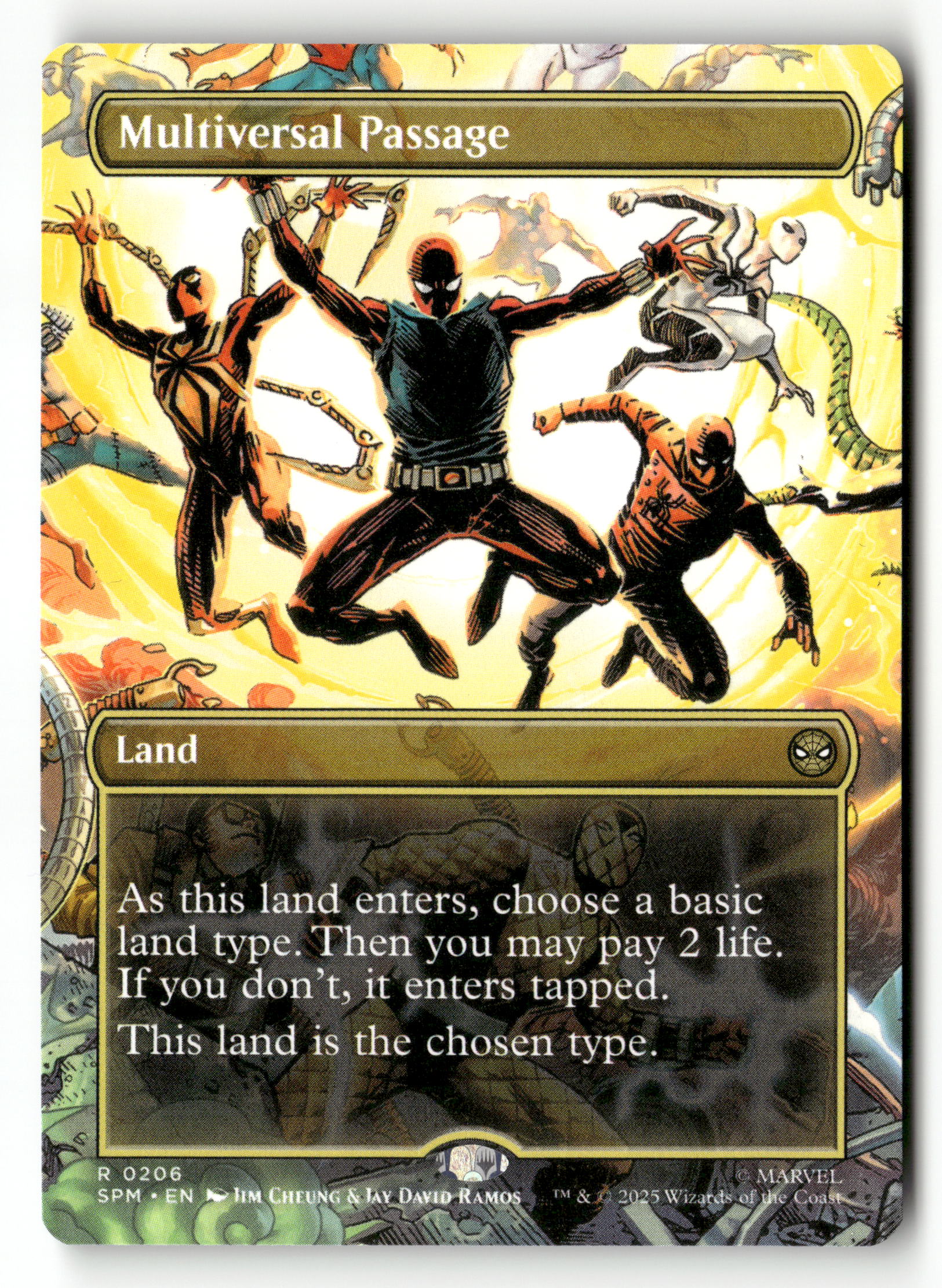 MTG Marvel's Spider-Man 206 Multiversal Passage (Borderless) R NM