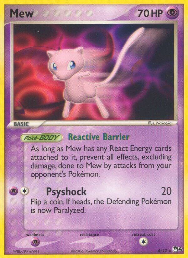 2026 Pokemon POP Series 4 004/017 Mew Rare LP