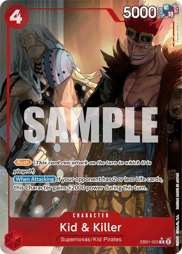 Kid & Killer EB01-003 (Extra Booster: Memorial Collection)  - Alternate Art Foil