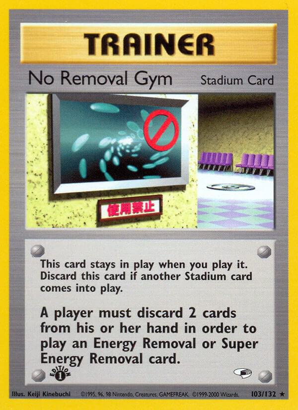 2000 Pokemon Gym Heroes 103/132 No Removal Gym Rare