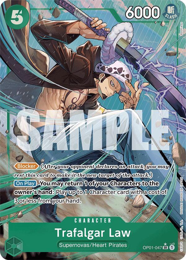 Trafalgar Law OP01-047 (Premium Booster -The Best-)  - Alternate Art Foil