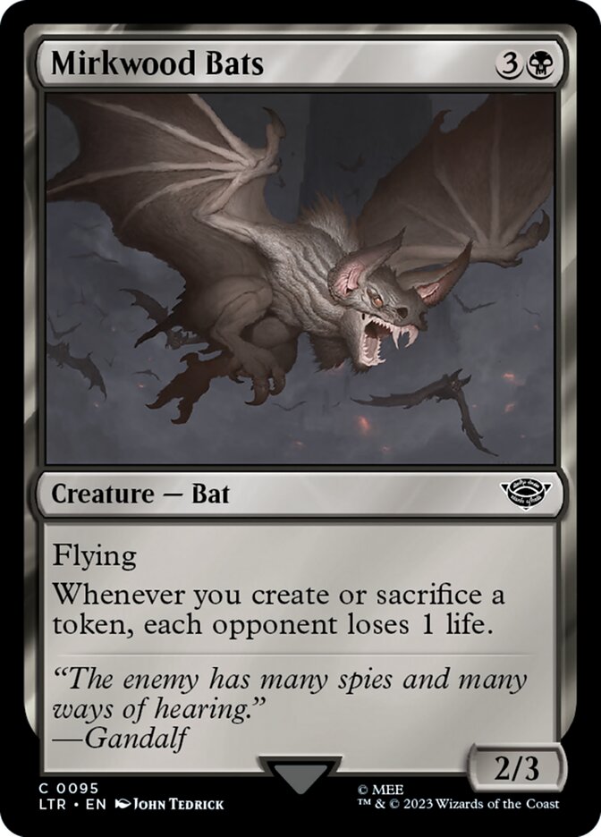 Mirkwood Bats 95 (Universes Beyond: The Lord of the Rings: Tales of Middle-earth) 