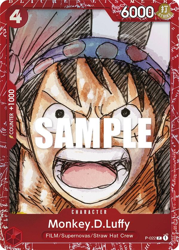 Monkey.D.Luffy (PCC Film RED) P-022 (One Piece Promotion Cards)  - Alternate Art Foil