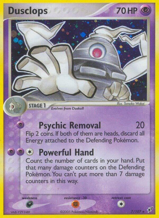 Dusclops 7/107 (Deoxys)  - Holofoil