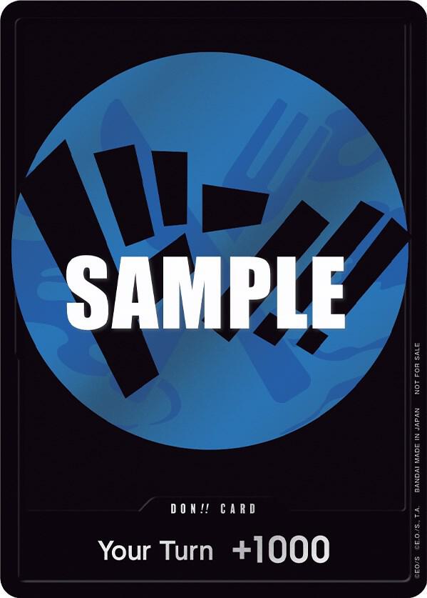 DON!! (Blue)  (One Piece Promotion Cards)  - Foil