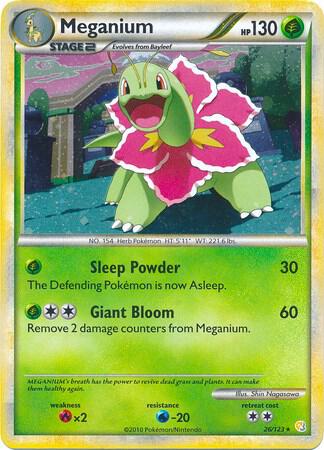 Meganium 026/123 (Deck Exclusives)  - Cosmo Holofoil