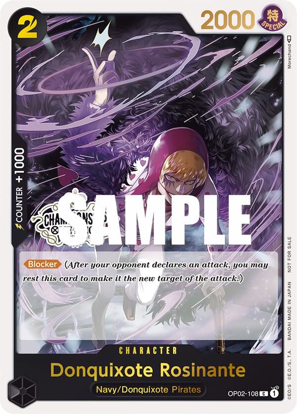 Donquixote Rosinante (Store Championship Participation Pack) OP02-108 (One Piece Promotion Cards)  - Foil