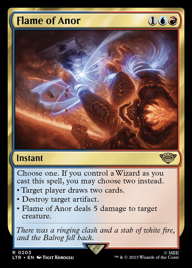 Flame of Anor 203/281 (Universes Beyond: The Lord of the Rings: Tales of Middle-earth) 