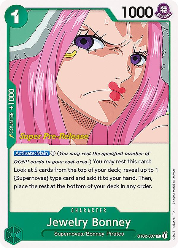 Jewelry Bonney ST02-007 (Super Pre-Release Starter Deck 2: Worst Generation) 