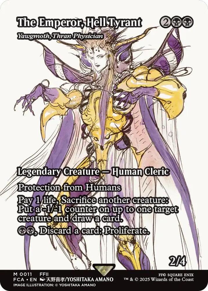 The Emperor, Hell-Tyrant - Yawgmoth, Thran Physician 11/64 (FINAL FANTASY: Through the Ages)  - Showcase