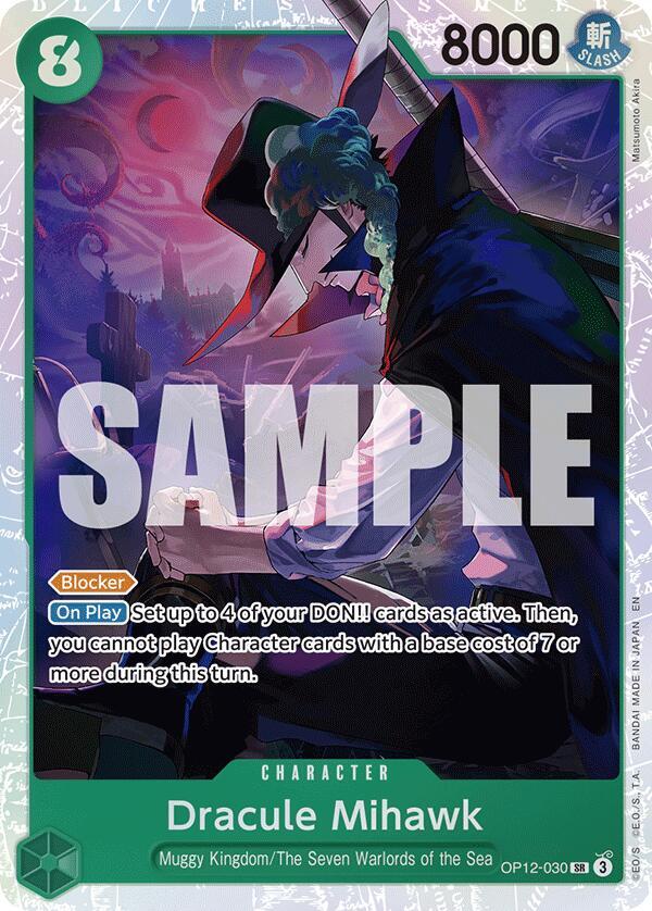 Dracule Mihawk OP12-030 (Legacy of the Master)  - Foil