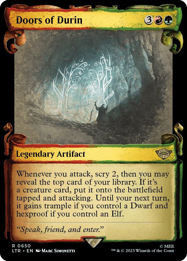 Doors of Durin 650 (Universes Beyond: The Lord of the Rings: Tales of Middle-earth)  - Showcase Scroll