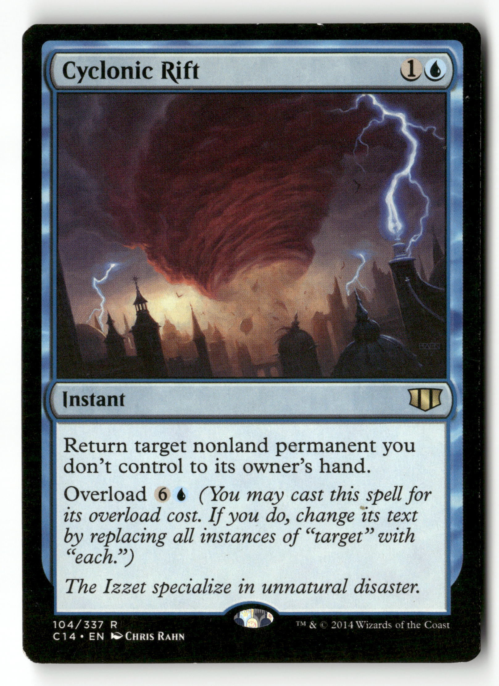 MTG Commander Masters 84 Cyclonic Rift R NM