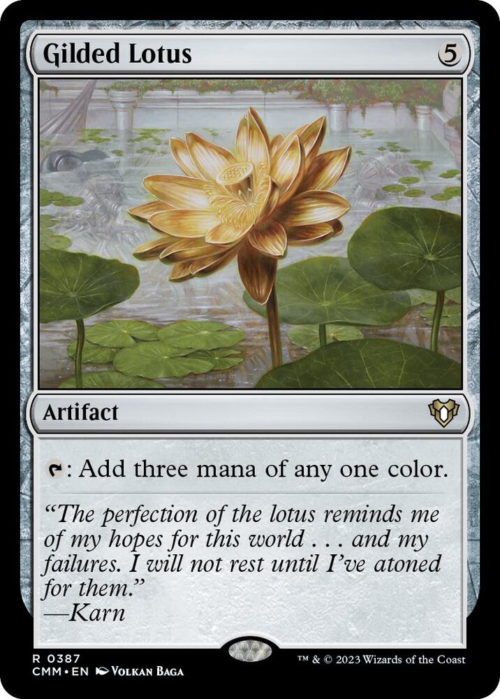 Gilded Lotus 387 (Commander Masters) 