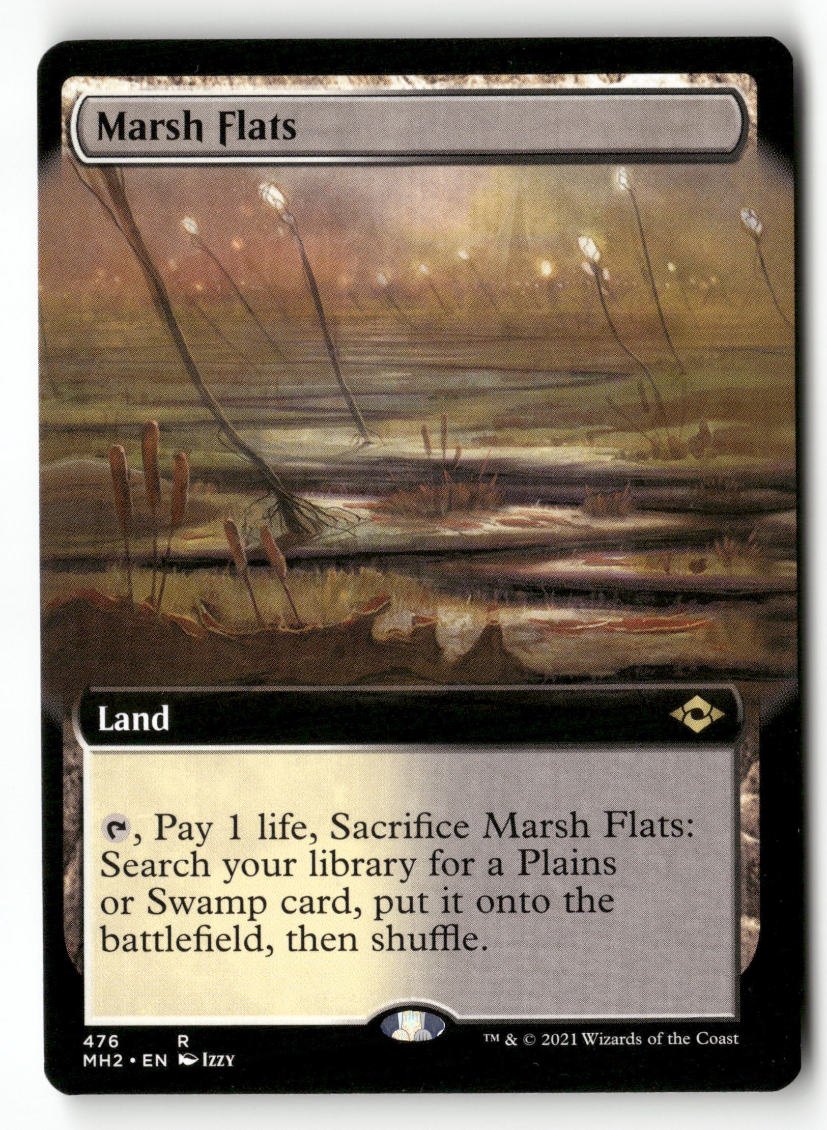 MTG Modern Horizons 2 476 Marsh Flats (Extended Art) R NM