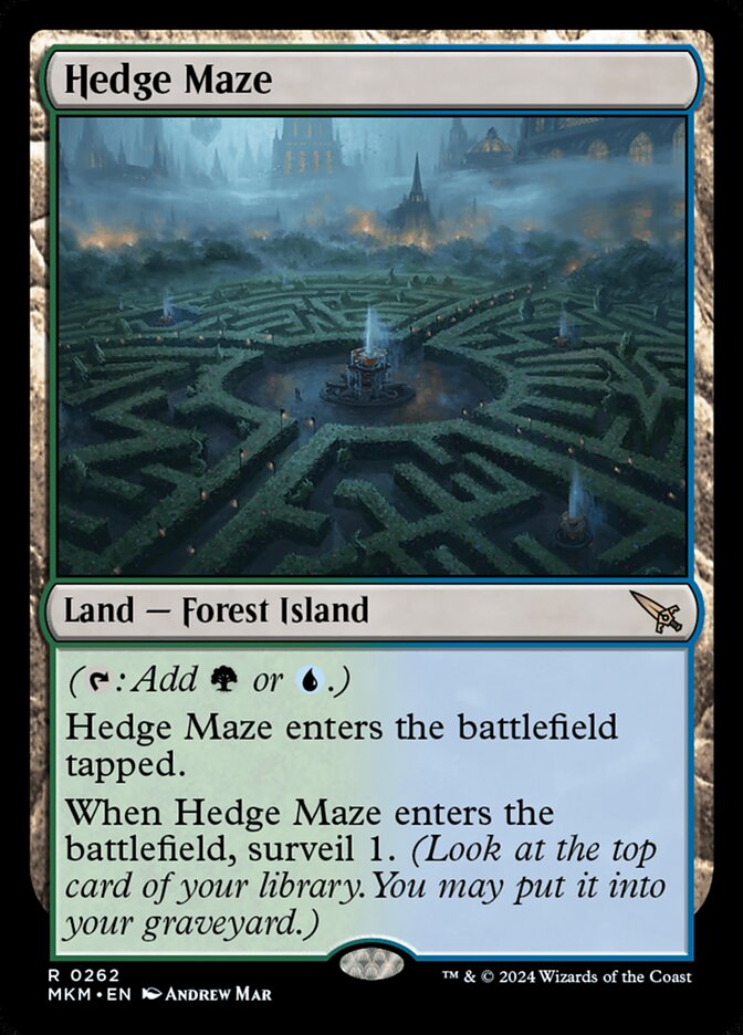 Hedge Maze 262 (Murders at Karlov Manor)  - Foil